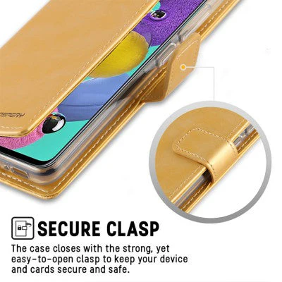 Goospery Bluemoon Diary for Galaxy S22 Ultra - Rose Gold - Image 4