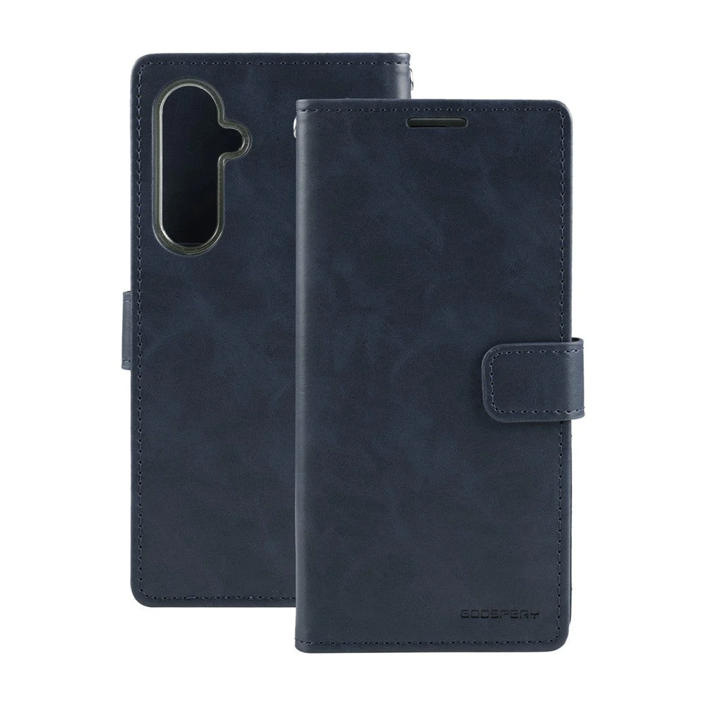 Goospery Bluemoon Diary for Galaxy S23 FE - Navy