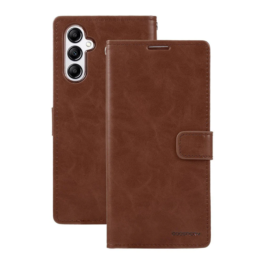 Goospery Bluemoon Diary for Samsung Galaxy A35 5G - Brown