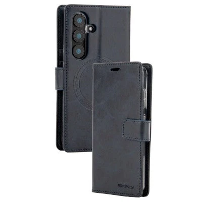 Goospery Bluemoon Diary for Samsung Galaxy S25 FE Magsafe (Navy)