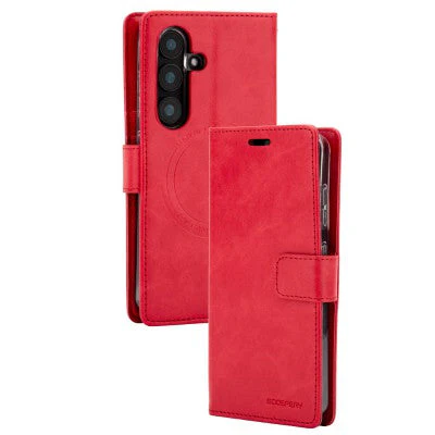 Goospery Bluemoon Diary for Samsung Galaxy S25 FE Magsafe (Red) - Image 2