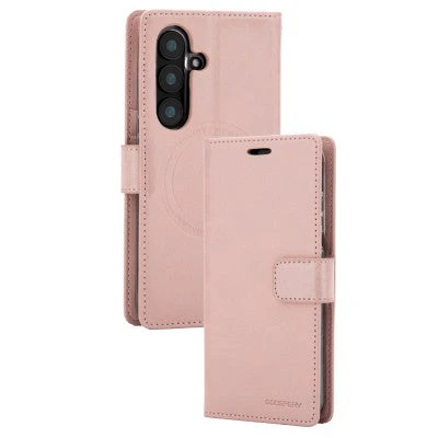 Goospery Bluemoon Diary for Samsung Galaxy S25 FE Magsafe (Rose Gold)