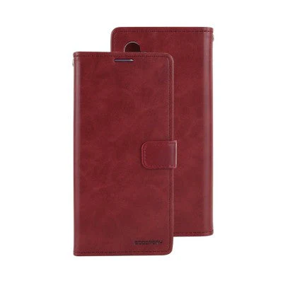 Goospery Bluemoon Diary Wallet for Galaxy A12 - Wine