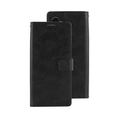 Goospery Bluemoon Diary Wallet for Galaxy A71 5G in Black