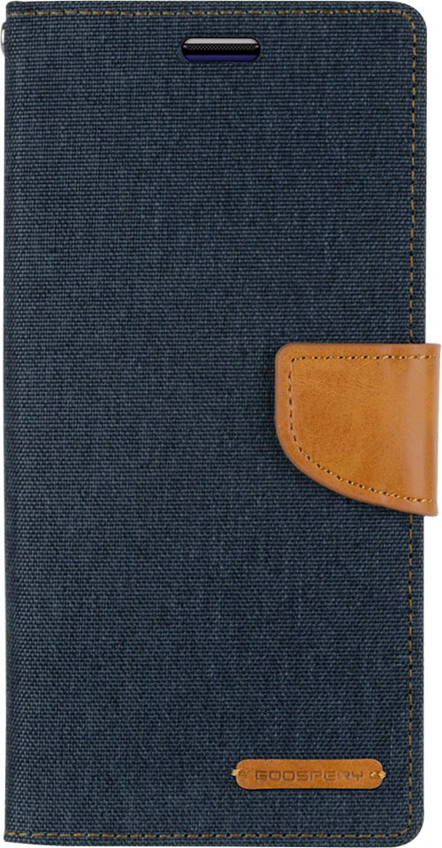Goospery Canvas Diary For Galaxy S20 - Navy - Image 5