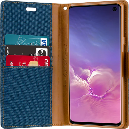 Goospery Canvas Diary For Galaxy S20 Ultra - Green - Image 3