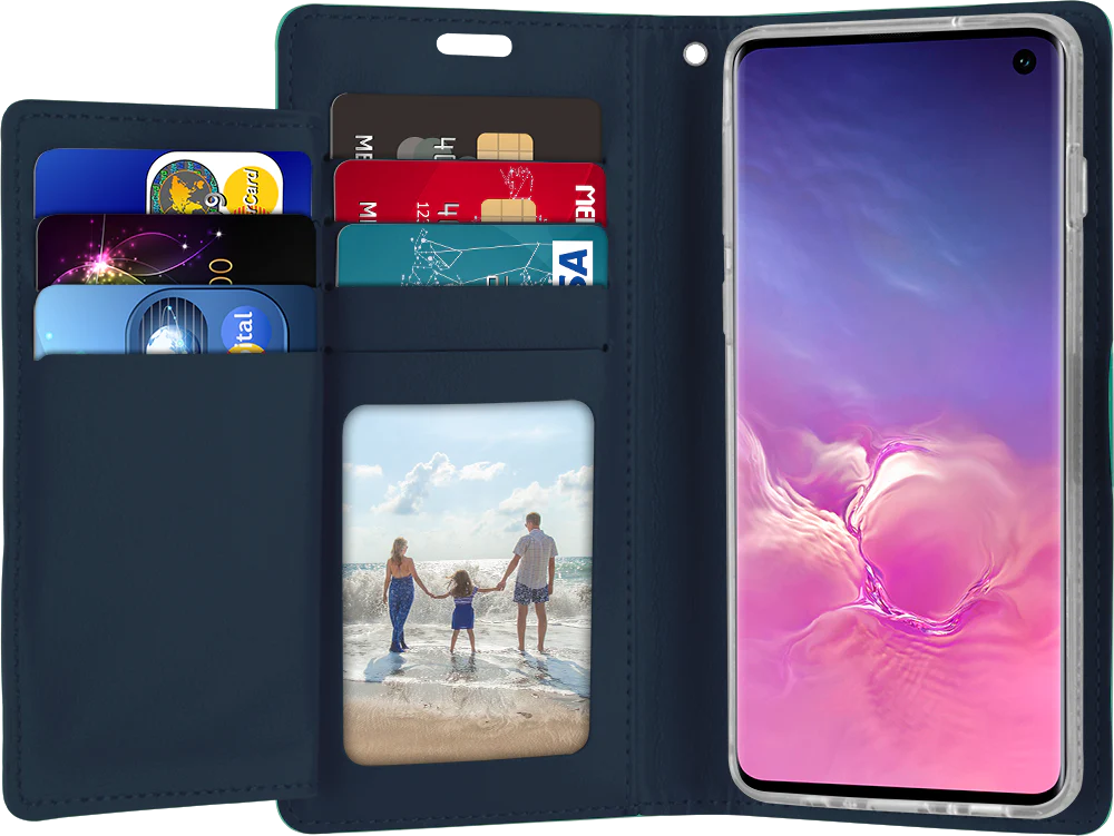 Goospery Rich Diary for iPhone 12/12 Pro - navy - Image 6