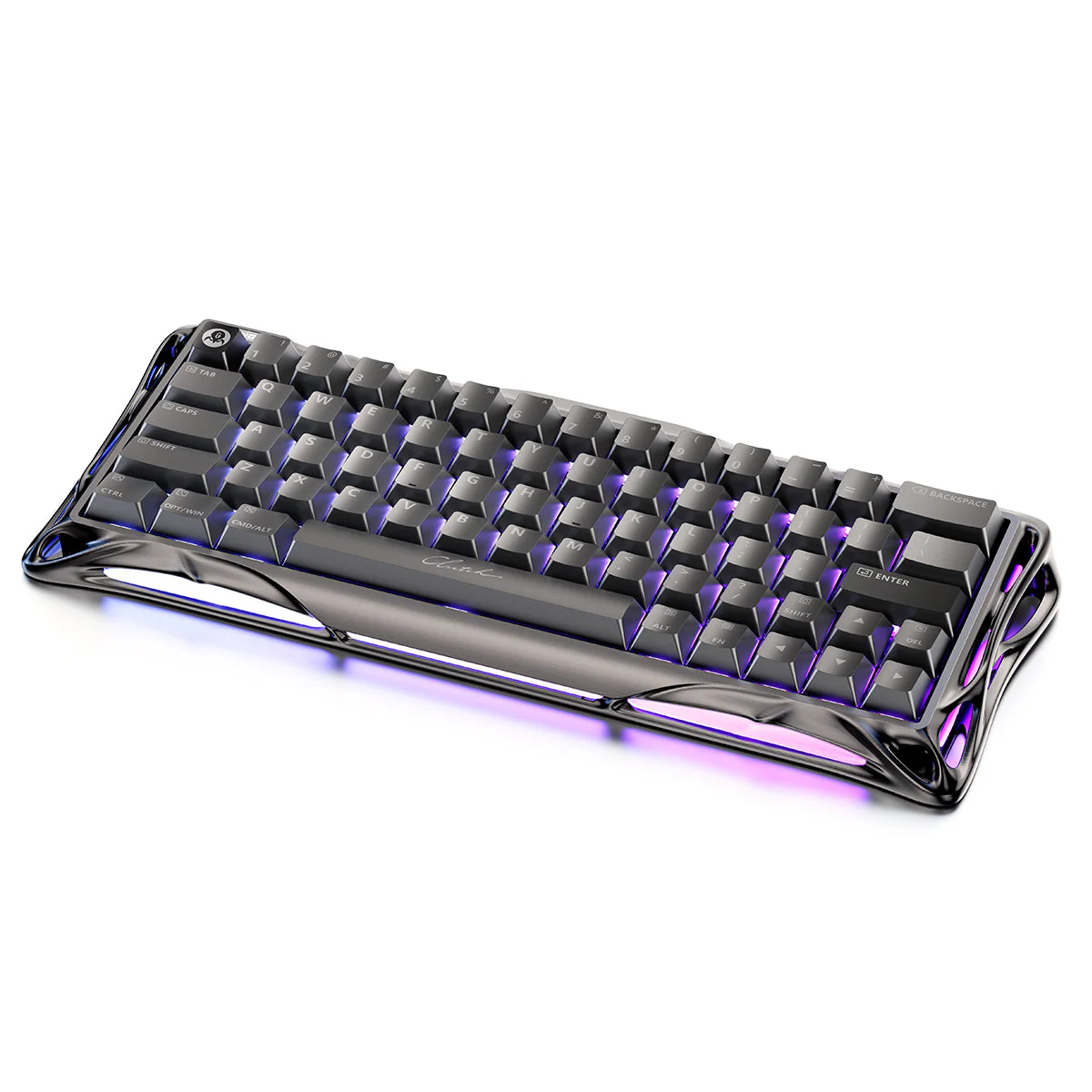 GravaStar Mercury V60 Pro Hall Effect Magnetic Switch Gaming Keyboard (GunMetal) - Image 3