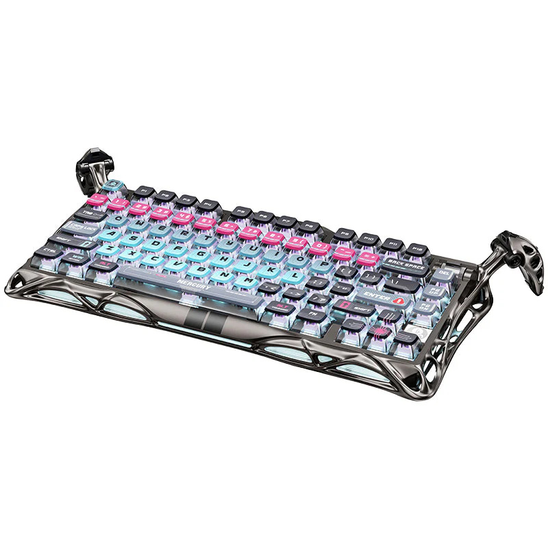 Gravastar Mercury V75 Pro Hall Effect Magnetic Switch Gaming Keyboard (Cyberpunk) - Image 3