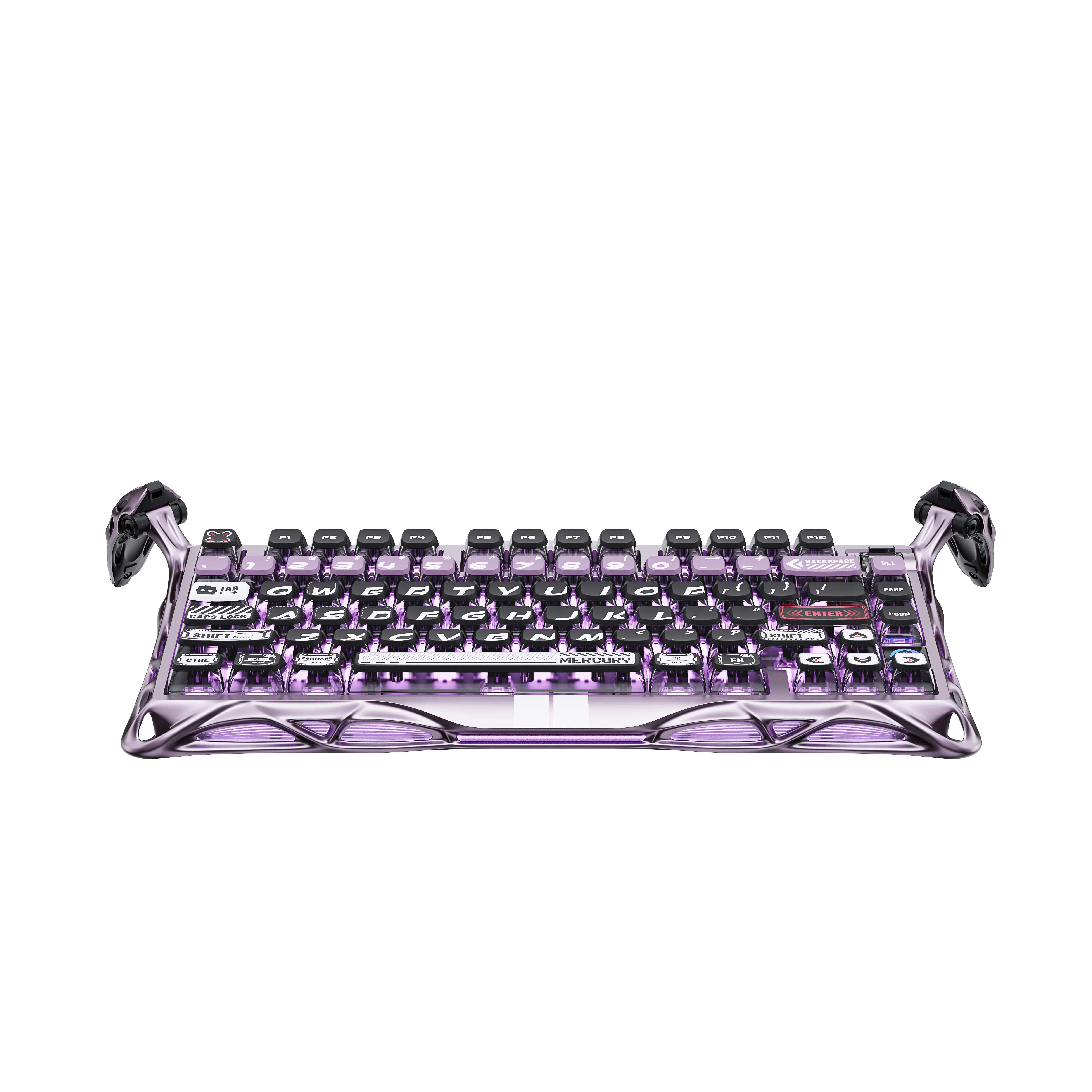 Gravastar Mercury V75 Pro Hall Effect Magnetic Switch Gaming Keyboard (Iron Purple) - Image 2