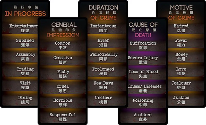 Grey Fox Games Deception Murder in Hong Kong Game - Image 4