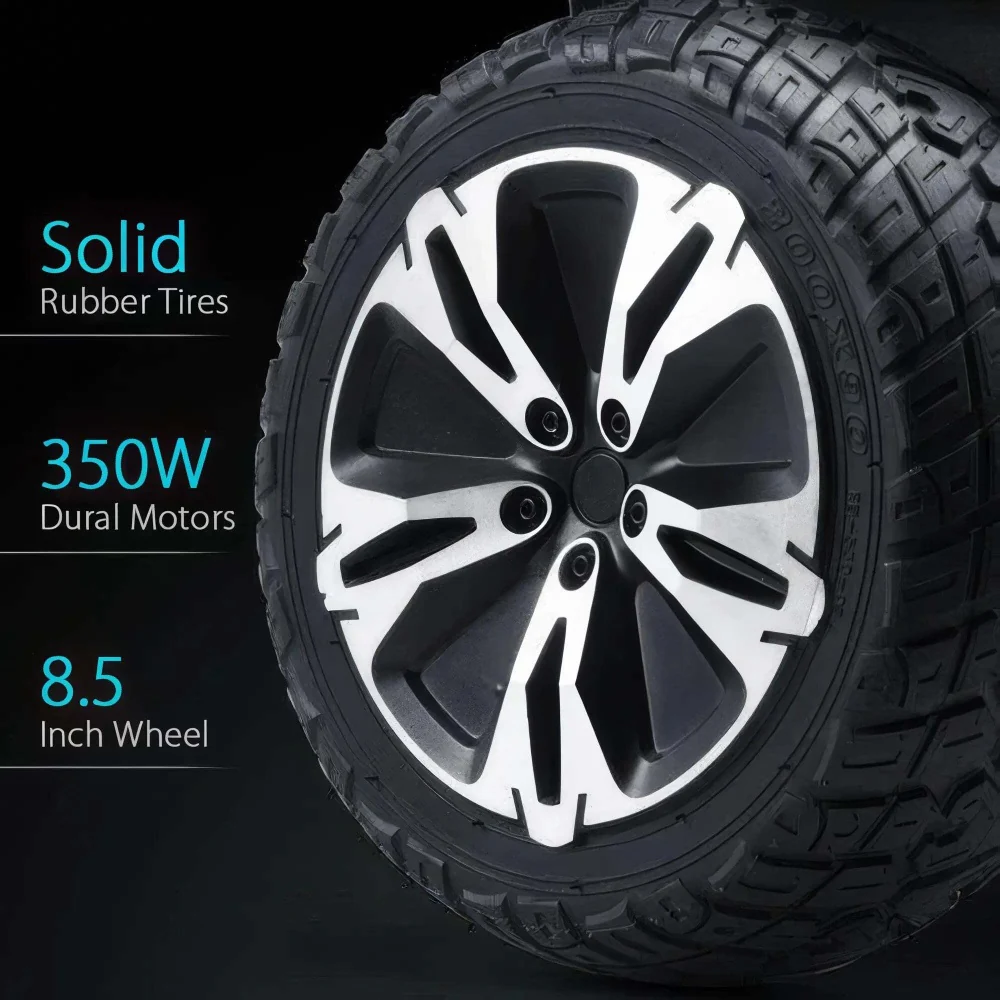 GYROOR G2 Warrior Hoverboard (Black) - Image 4