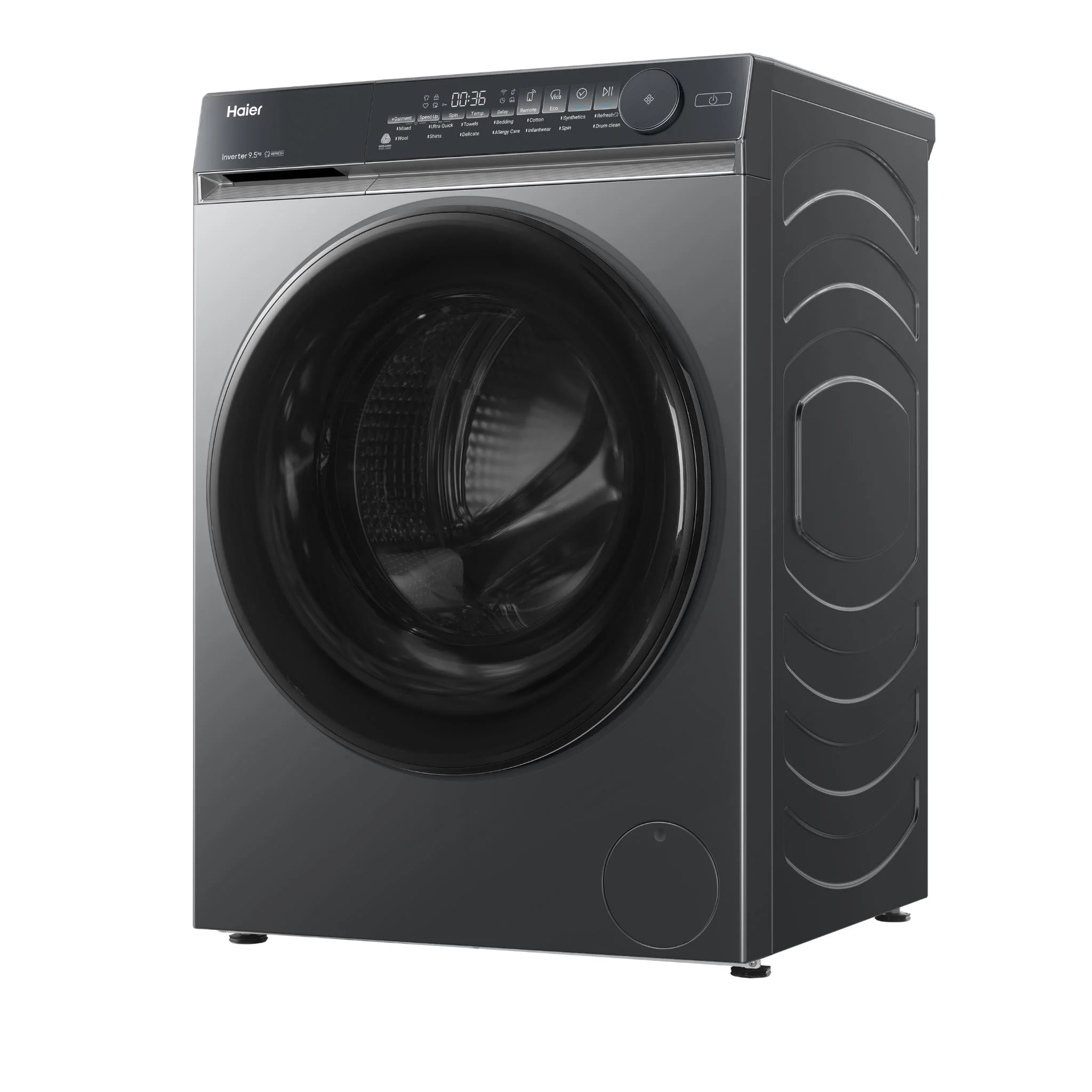 Haier HWFS95NB1 500 Series 9.5kg Front Load Washer (Dark) - Image 3