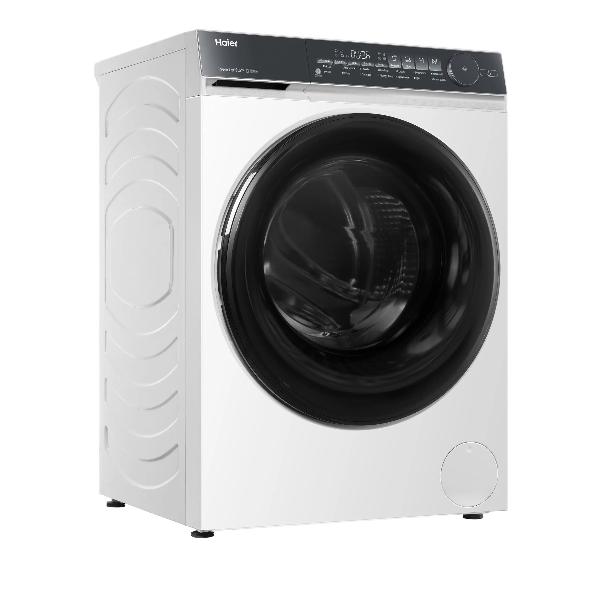 Haier HWFS95NW1 500 Series 9.5kg Front Load Washer (White) - Image 3