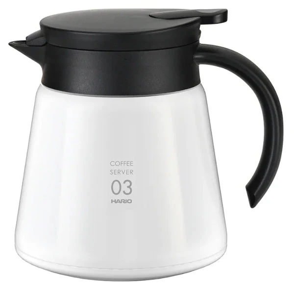 Hario Insulated Stainless Server - White