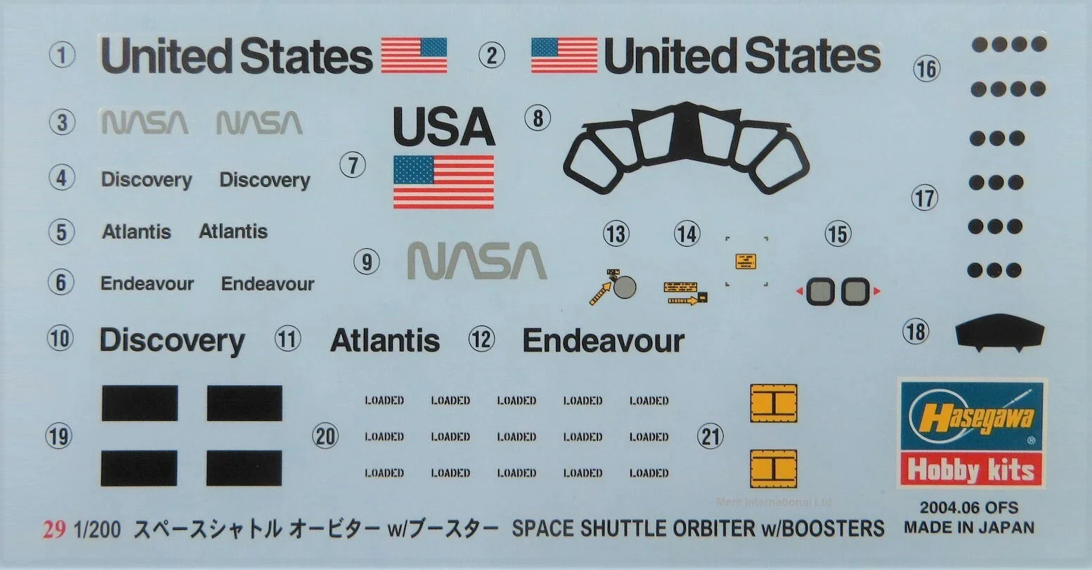 Hasegawa 1/200 Space Shuttle Orbiter With Boosters - Image 4