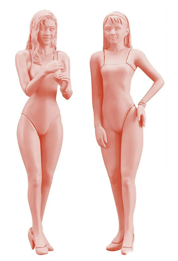 Hasegawa 1/24 90's Paddock Girls Figure 2kits - Image 5