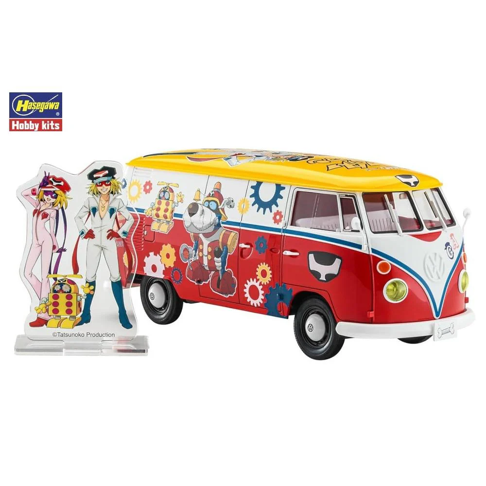 Hasegawa 1/24 Time Bokan Series Yatterman Volkswagen Type 2 Delivery Van "Yatterman" - Image 3