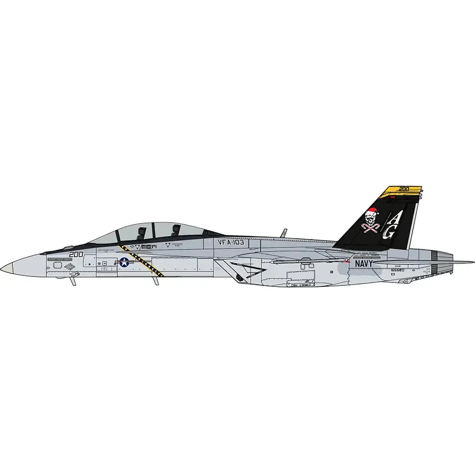 Hasegawa 1/48 F/a-18f Super Hornet "Vfa-103 Jolly Rogers Santa 2015"