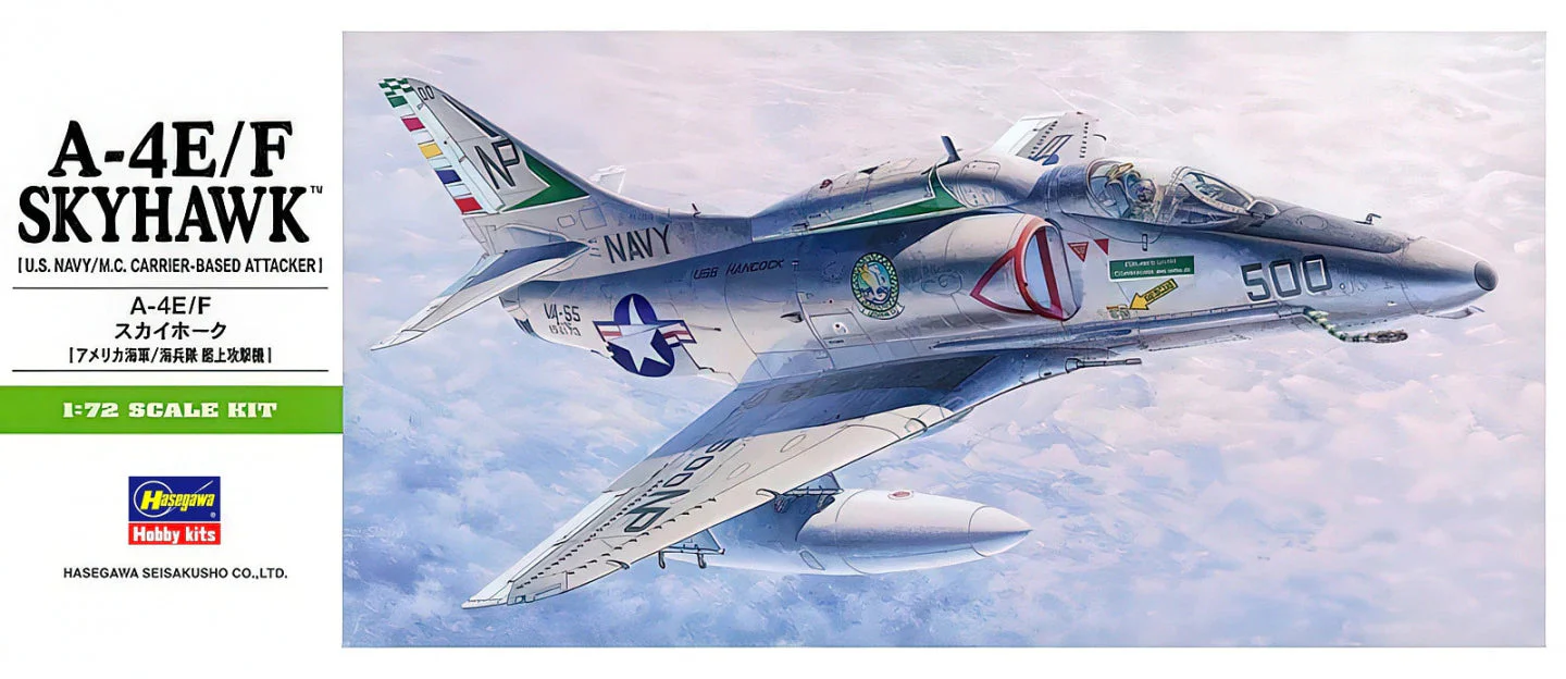 Hasegawa 1/72 A-4e/f Skyhawk (U.s. Navy/m.c. Carrier-based Attacker) - Image 3