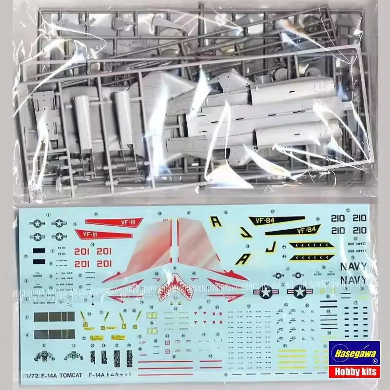 Hasegawa 1/72 F-14a Tomcat (High Visibility) U.s. Navy Carrier-borne Fighter - Image 3