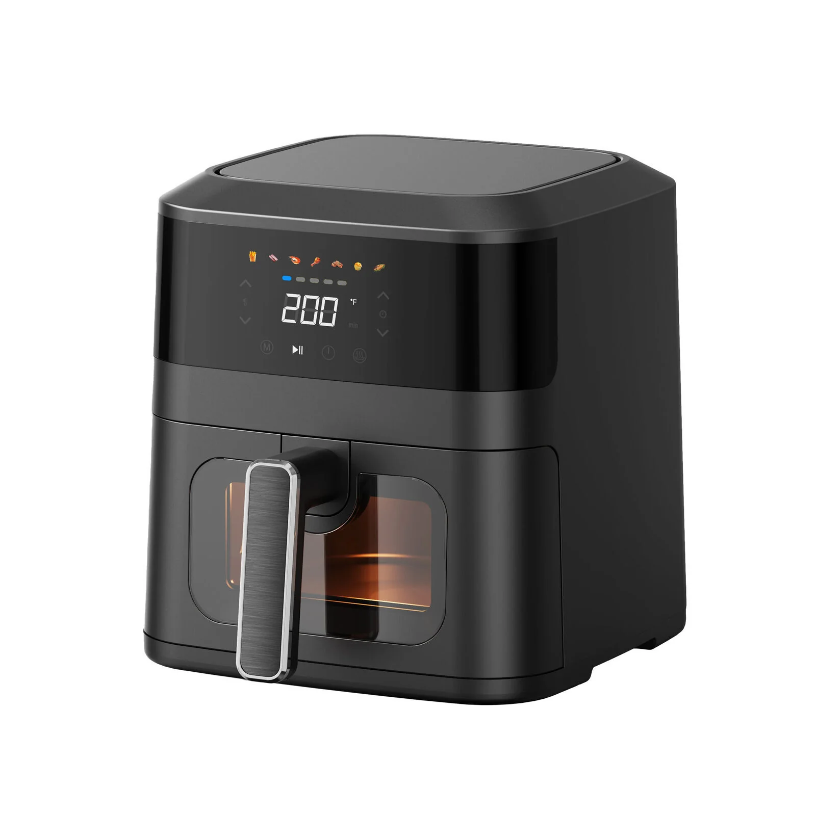 Healthy Choice 1400W 5L Non-Stick Digital Air Fryer with Clear Viewing Window - Image 2