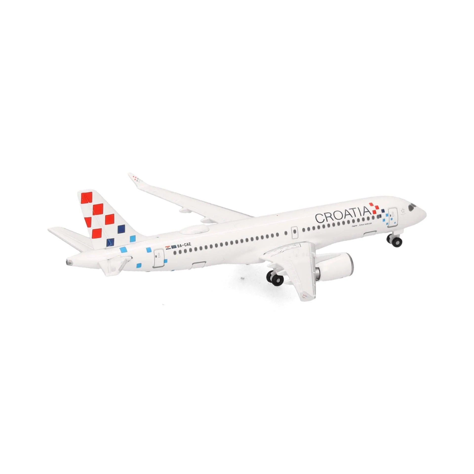 Herpa 1/500 Croatia Airlines Airbus A220-300 9A-CAE "Zagreb" - Image 4
