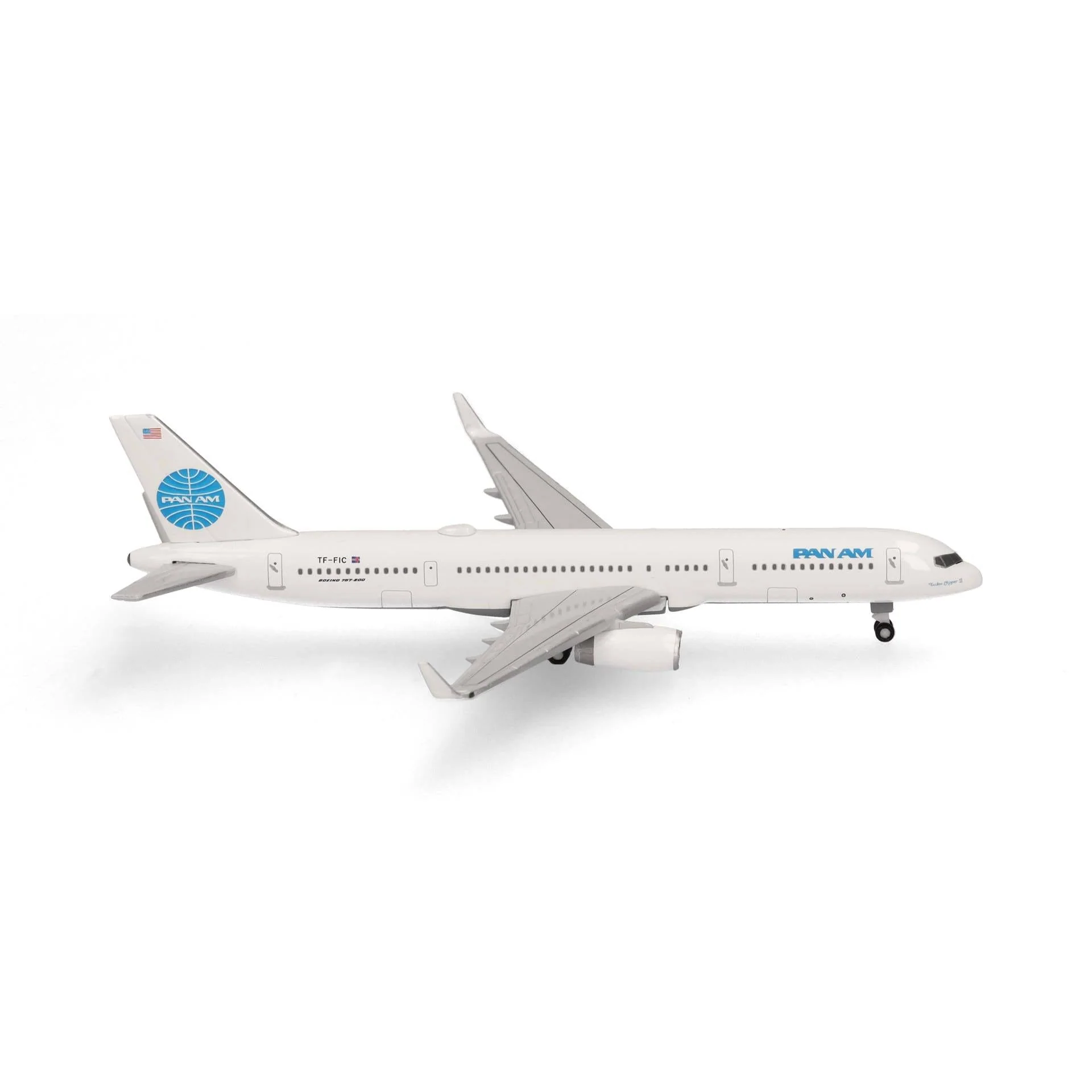 Herpa 1/500 Pan Am Boeing 757-200 "Tracing the Transatlantic" TF-FIC