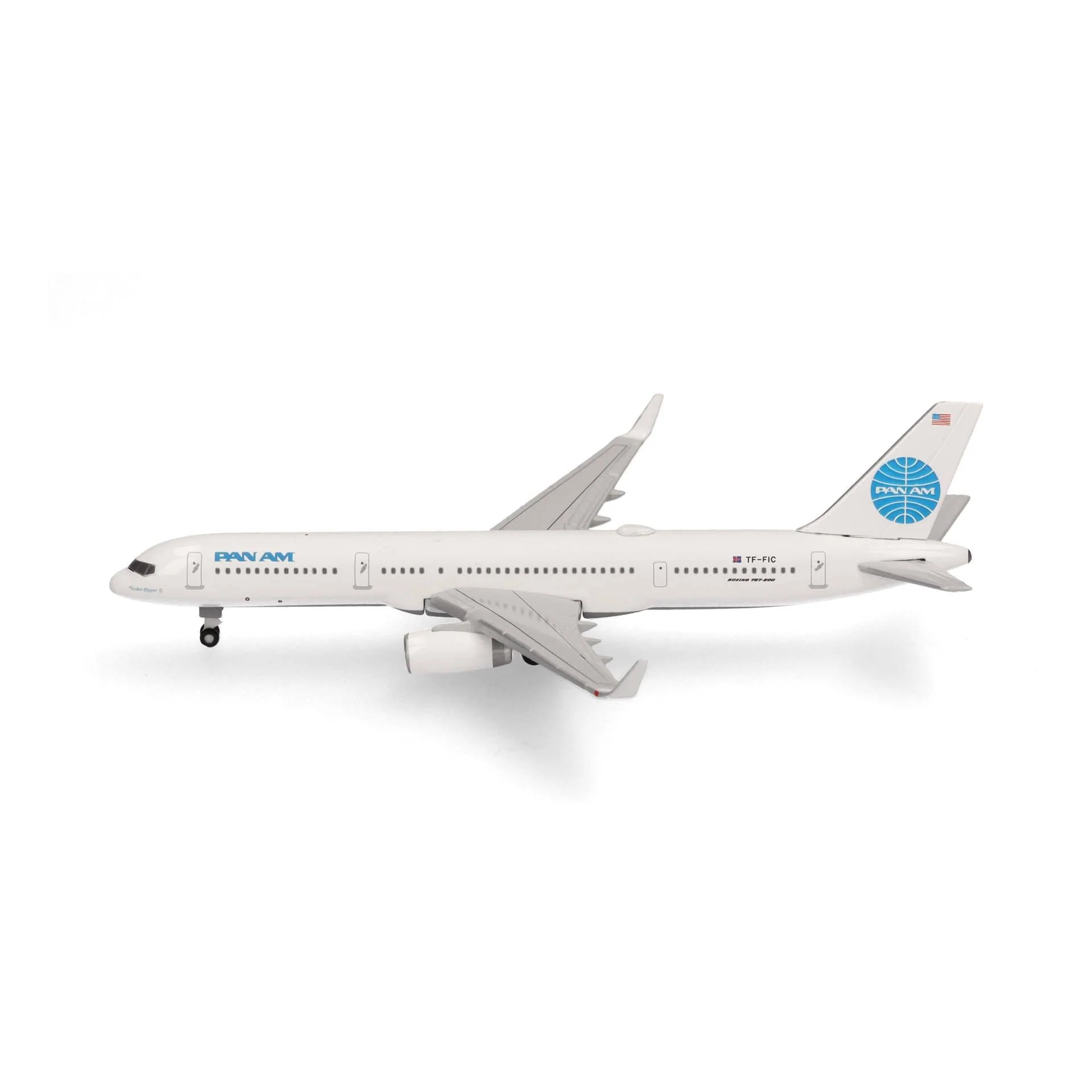 Herpa 1/500 Pan Am Boeing 757-200 "Tracing the Transatlantic" TF-FIC - Image 3