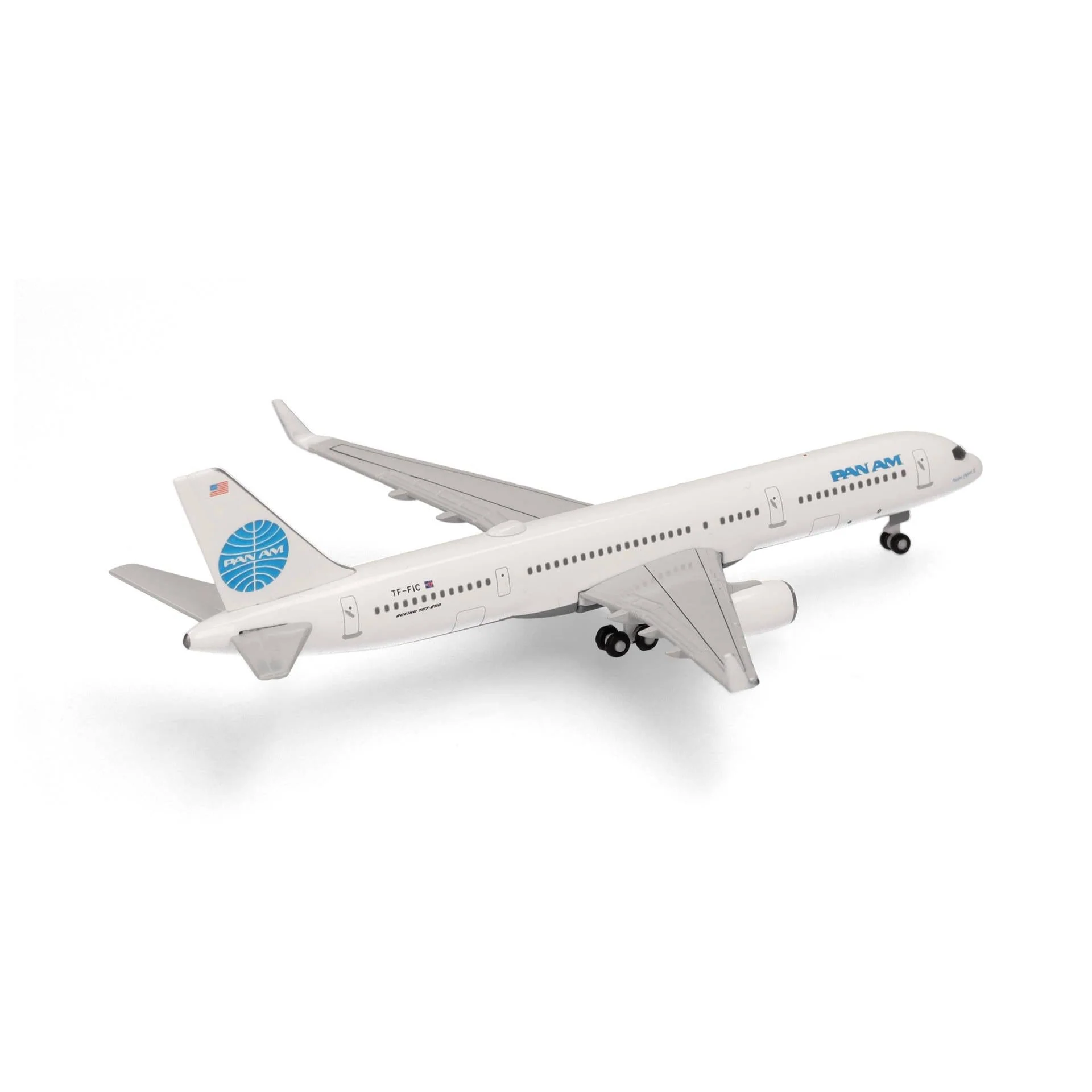 Herpa 1/500 Pan Am Boeing 757-200 "Tracing the Transatlantic" TF-FIC - Image 4