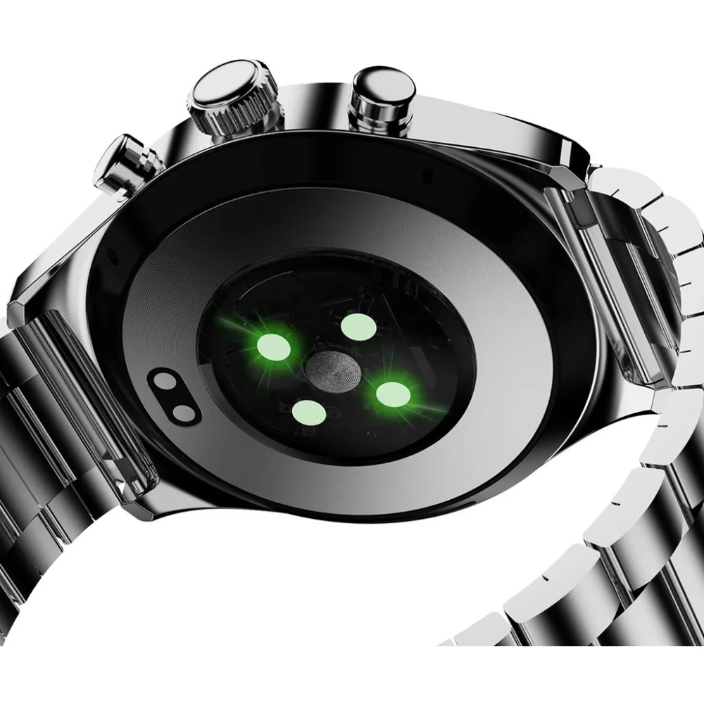 HiFuture GO PRO2 Sports/Fitness Bluetooth Smart Watch 1.32" AMOLED Display (Silver) - Image 4