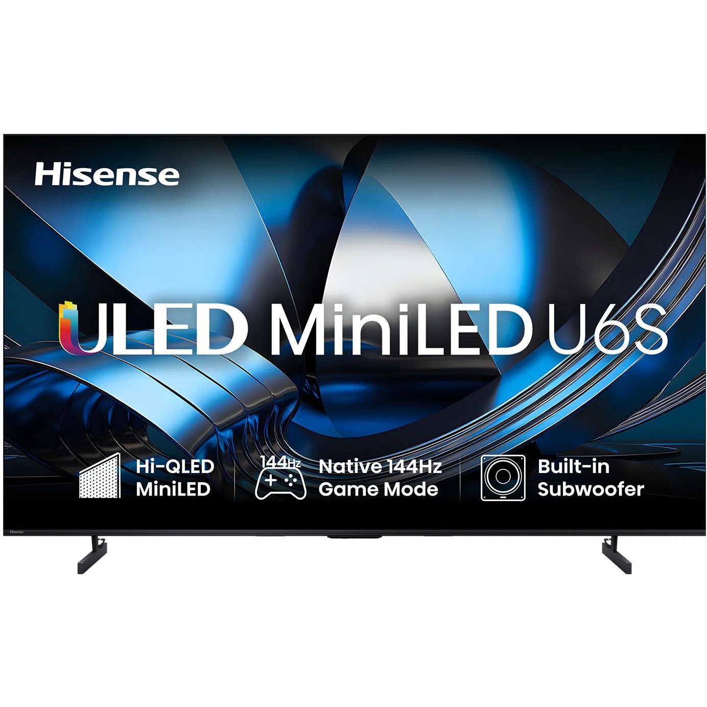 Hisense 50" U6SAU Mini-LED Hi-QLED 4K Smart AI TV [2026] - Image 2