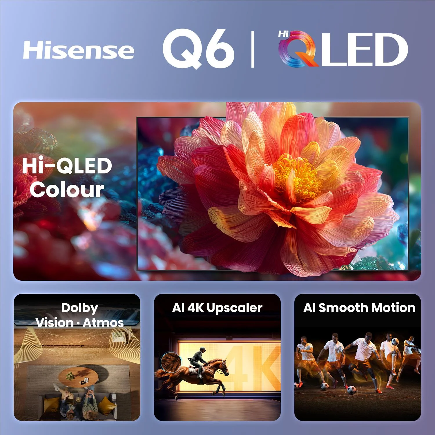 Hisense 65" Q6SAU 4K Hi-QLED Smart TV [2026] - Image 7