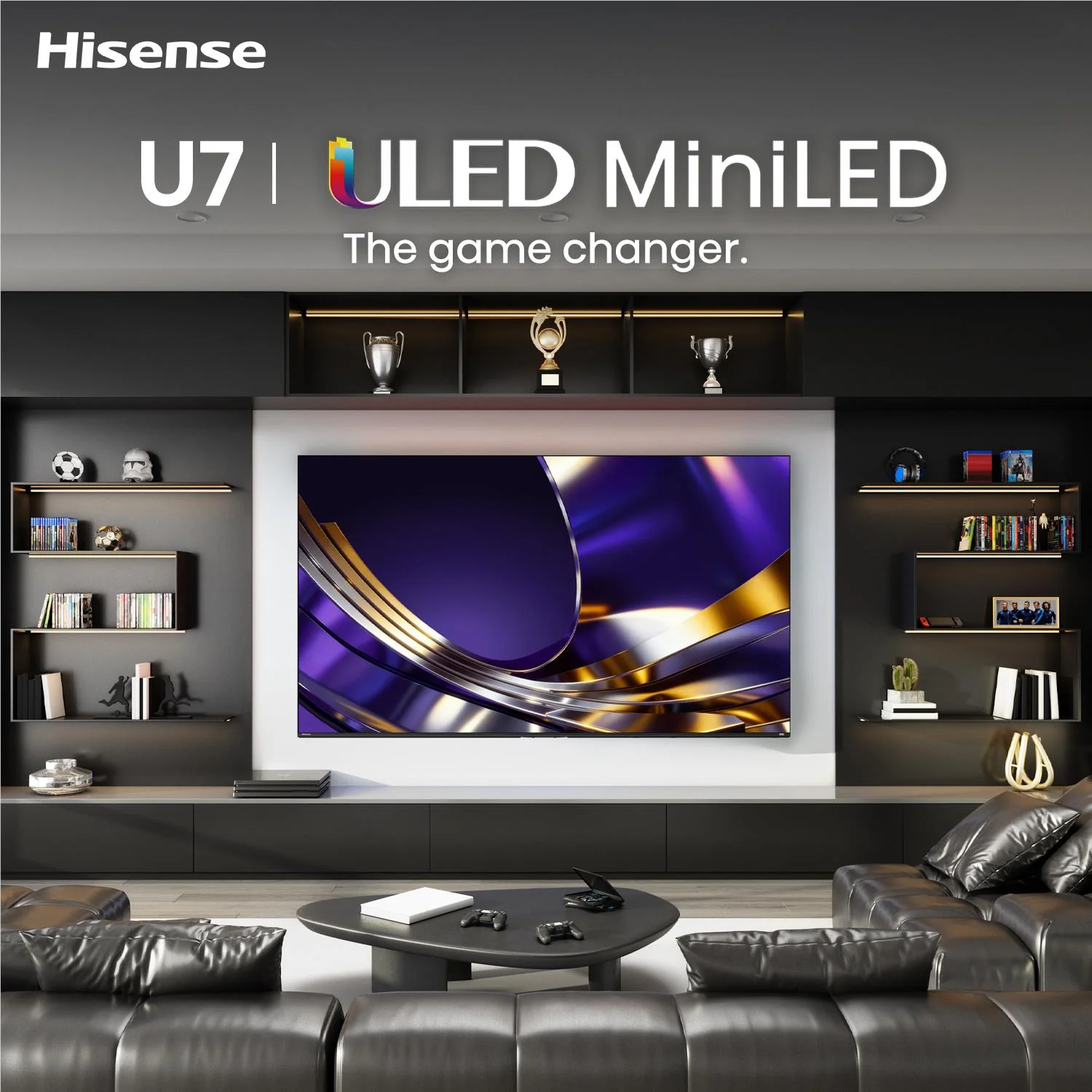Hisense 65" U7SAU Mini LED Hi-QLED 4K Smart AI TV [2026] - Image 6