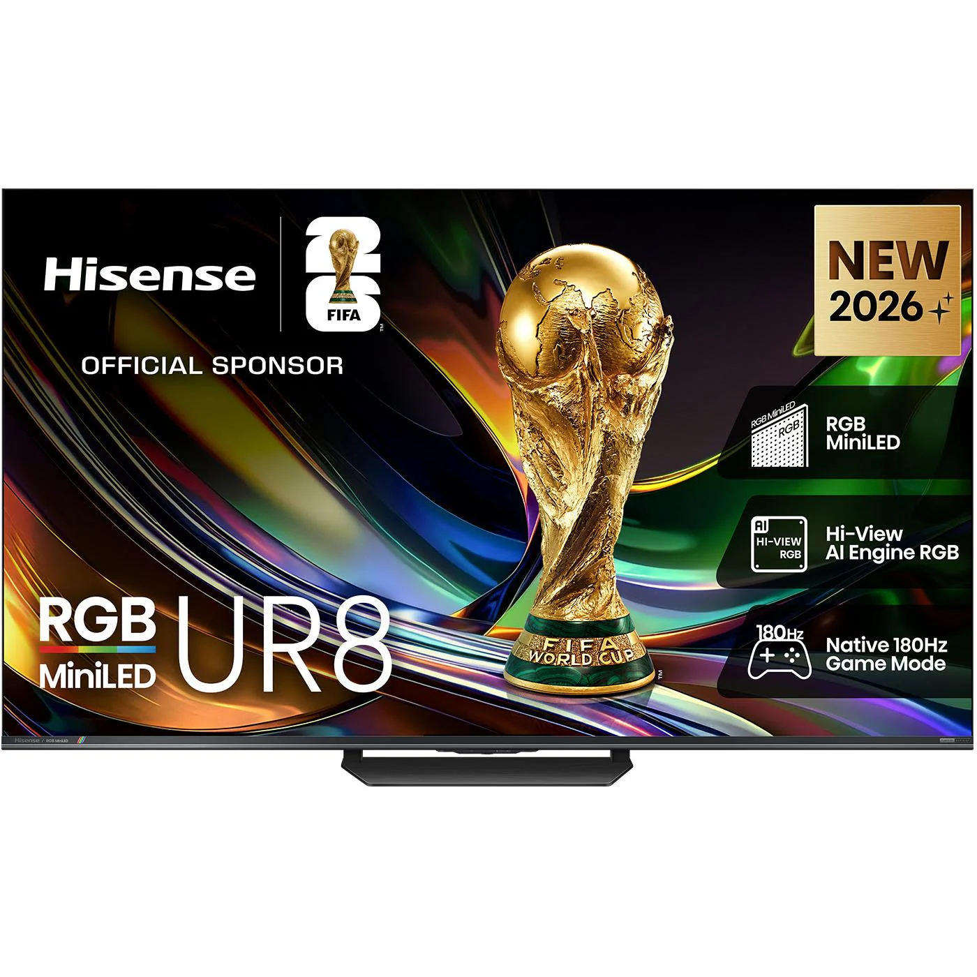 Hisense 65" UR8SAU ULED 4K UHD RGB Mini-LED Smart TV [2026]
