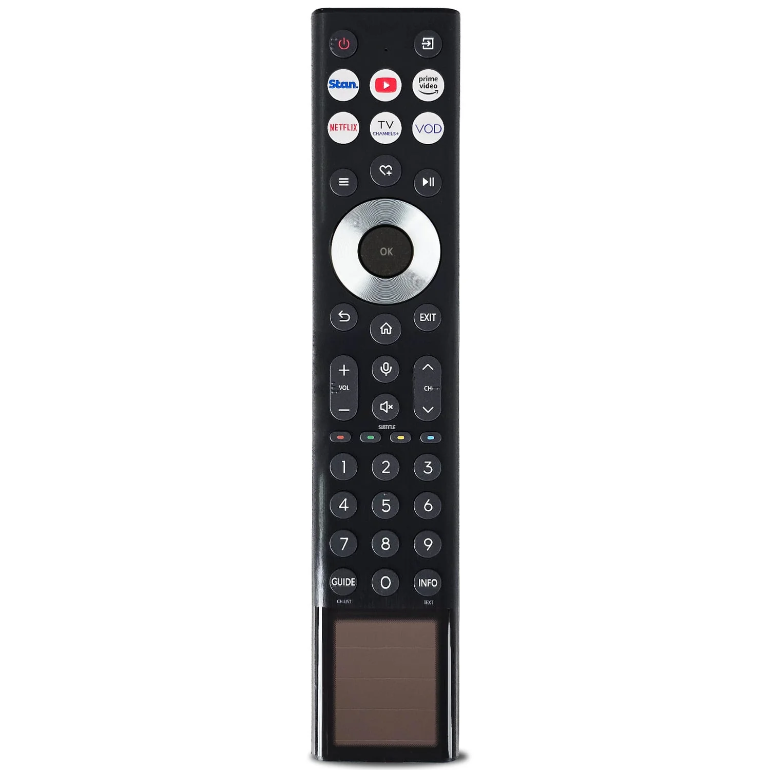 Hisense ERF6J66H Genuine Original TV Remote Control Replacement Remote for Hisense Solar Powered Smart TV Voice Function