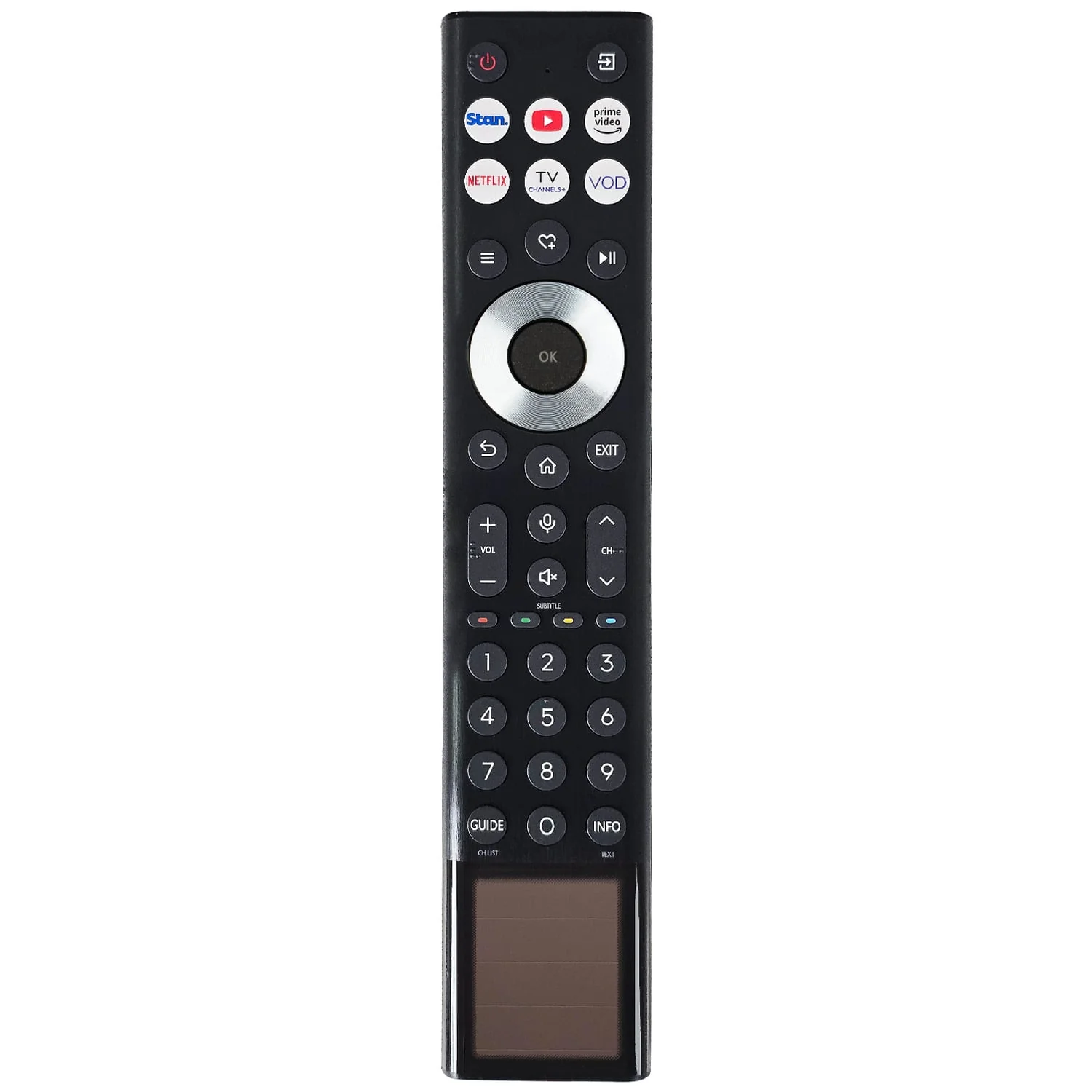 Hisense ERF6J66H Genuine Original TV Remote Control Replacement Remote for Hisense Solar Powered Smart TV Voice Function - Image 2