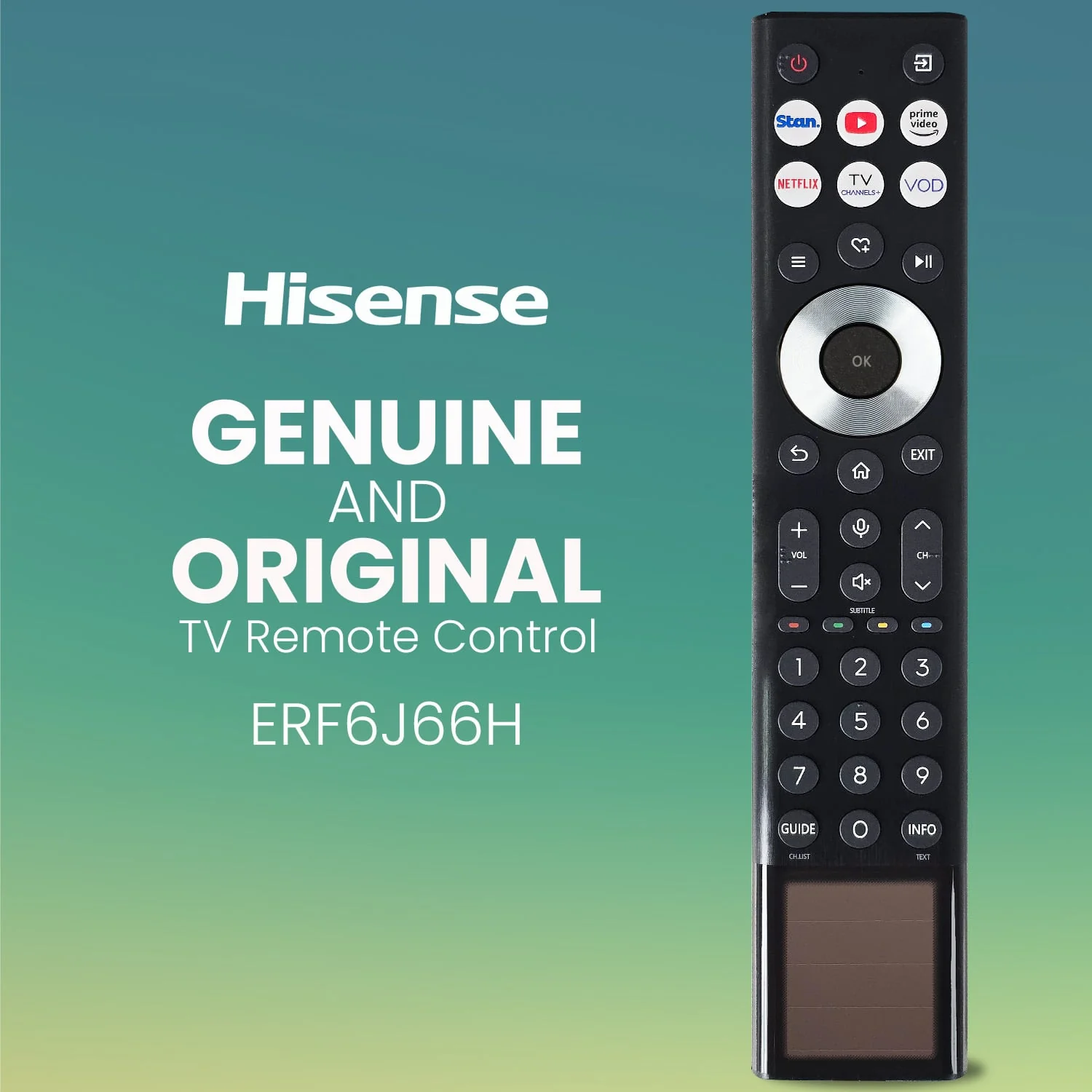 Hisense ERF6J66H Genuine Original TV Remote Control Replacement Remote for Hisense Solar Powered Smart TV Voice Function - Image 7