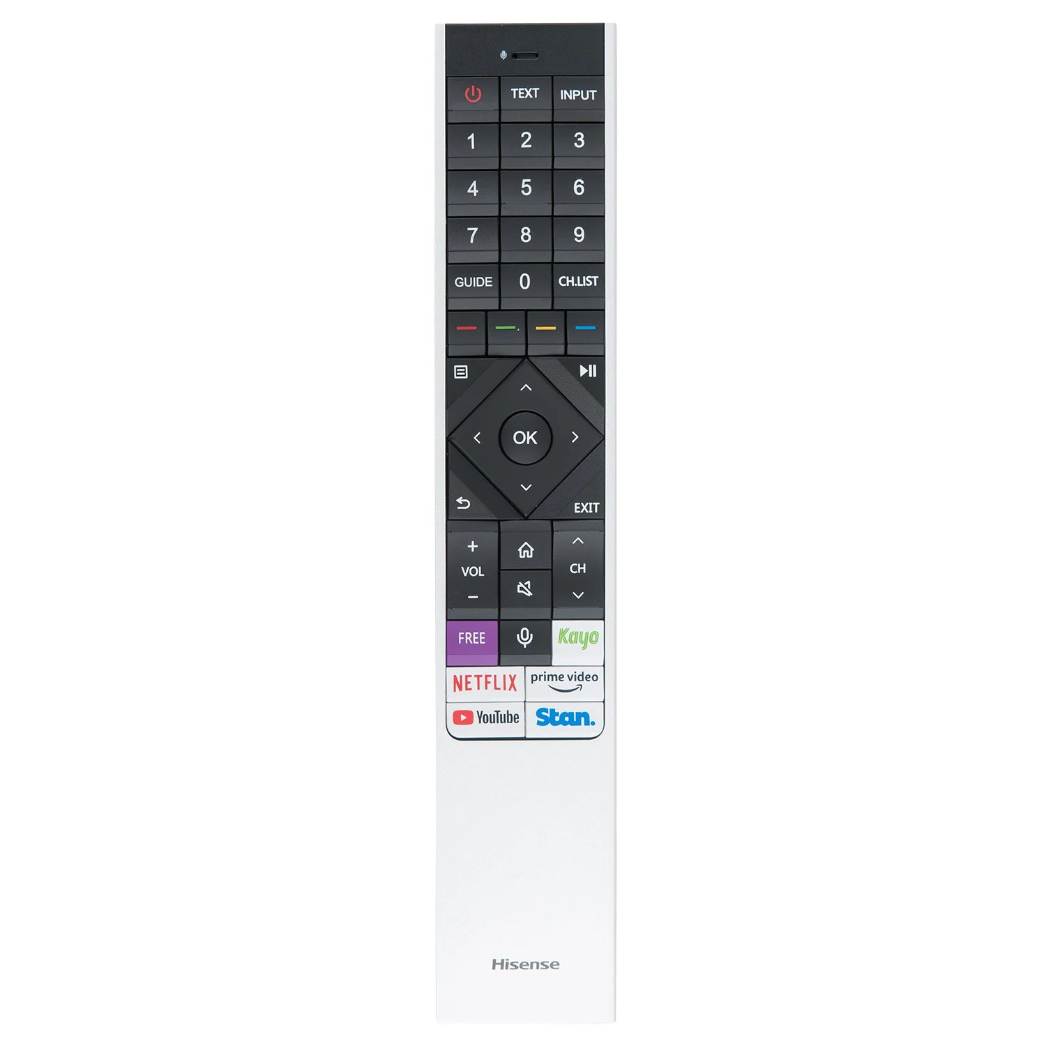 Hisense Smart Replacement TV Remote (T285172 ERF6E64H)
