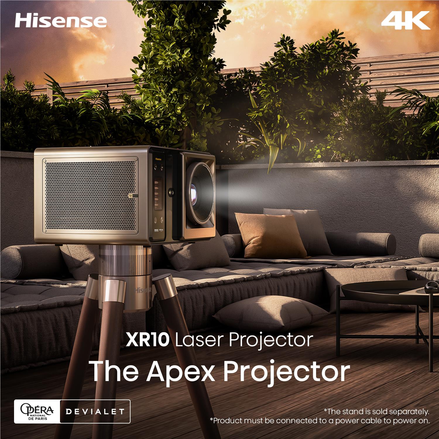 Hisense XR10 65''-300'' 4K 6000 Lumens Triple Laser Projector [2026] - Image 12