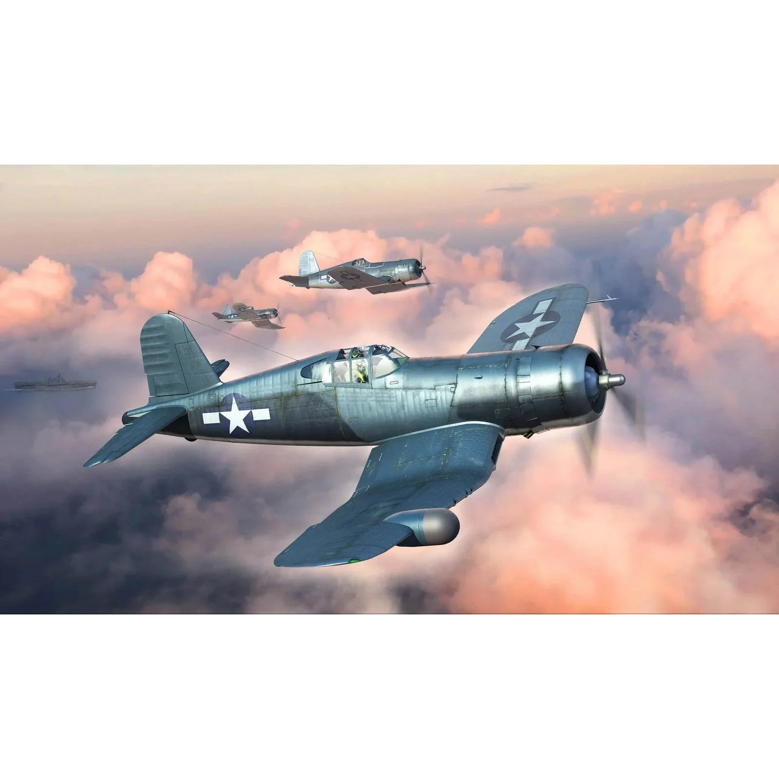Hobby Boss 1/48 F4U-1A/2 Corsair (2-in-1) Plastic Model Kit - Image 2