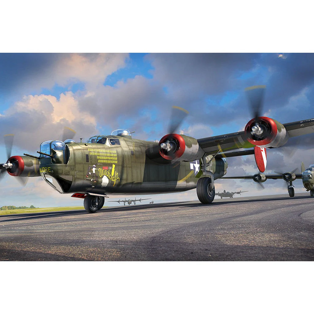 Hobby Boss 1/48 US B-24J Liberator Plastic Model Kit - Image 3