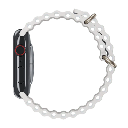Hoco Apple Watch Ocean Band for Series 42 / 44 / 45 / 46 / 49 mm (White)