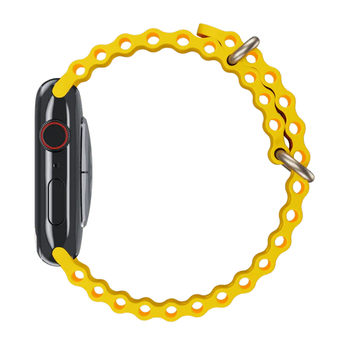 Hoco Apple Watch Ocean Band for Series 42 / 44 / 45 / 46 / 49 mm (Yellow)