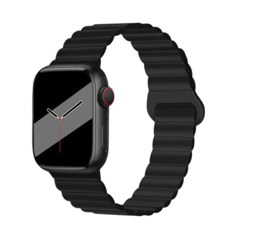 Hoco Apple Watch Silicon Magnetic Band (Black)