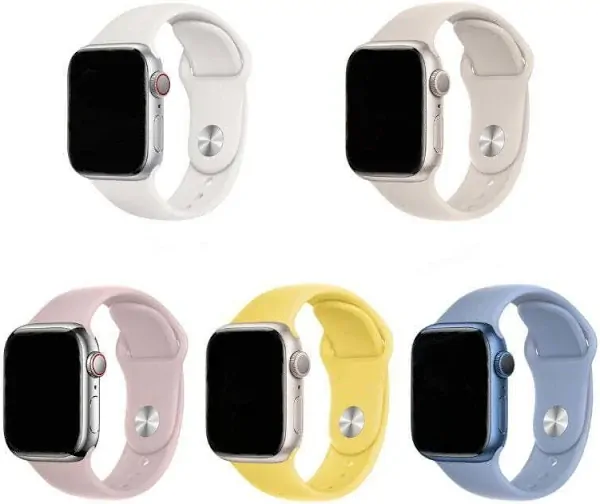 Hoco Apple Watch Sport Band for Series 38 / 40 / 41 / 42 mm (Pink) - Image 2