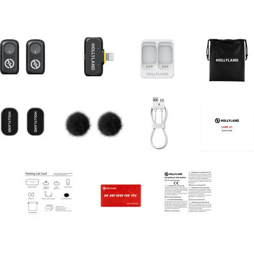 Hollyland Lark A1 Wireless Microphone Set with Lightning Connector - Image 2