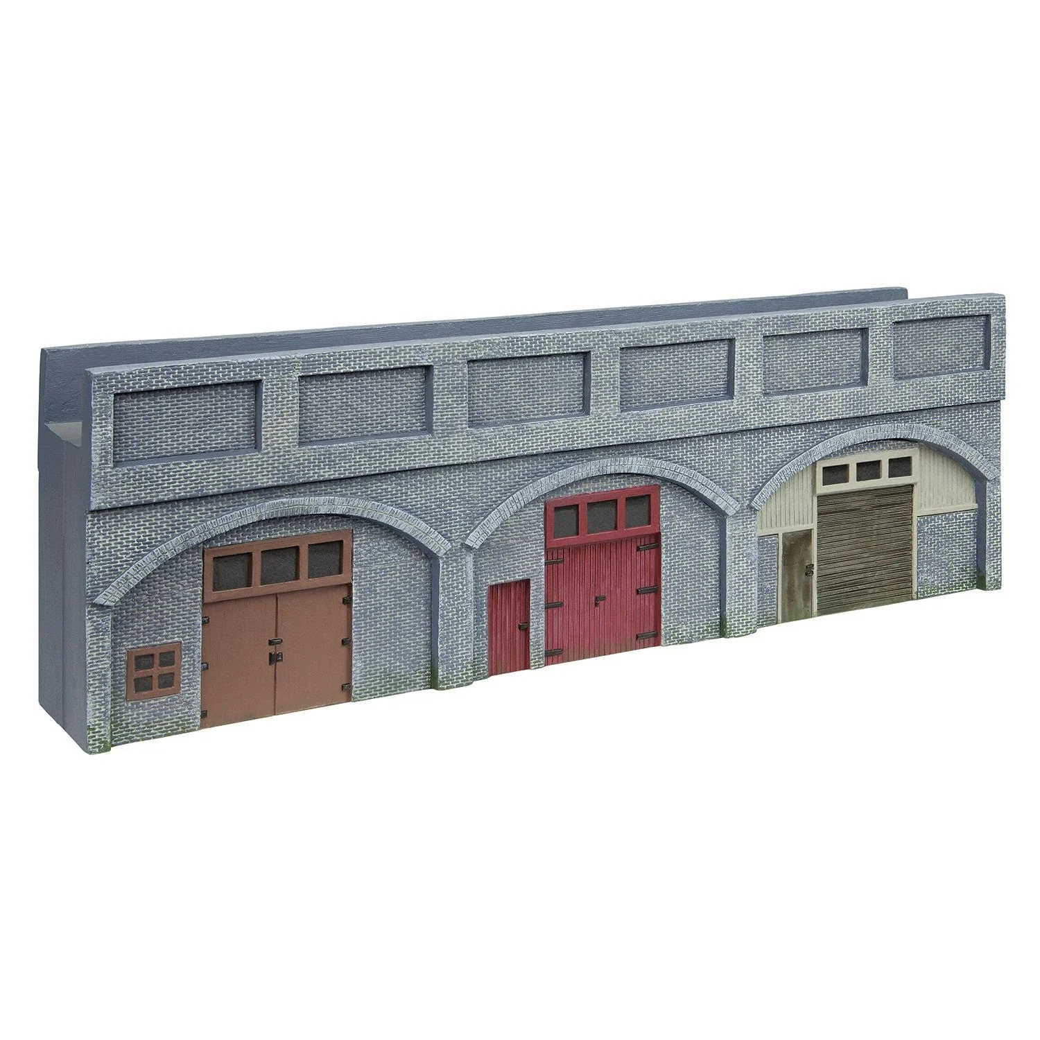 Hornby OO Low Relief Viaduct with Lockups x2 Engineers Blue Brick - Image 5