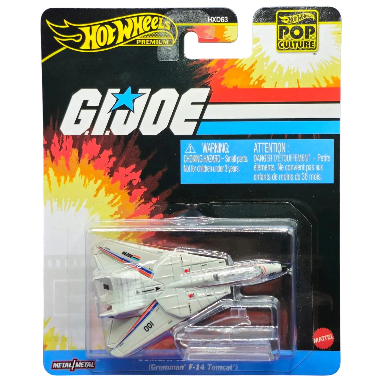 Hot Wheels Pop Culture - G.I.JOE Combat Jet Skystriker (Grumman F-14 Tomcat) - Image 2