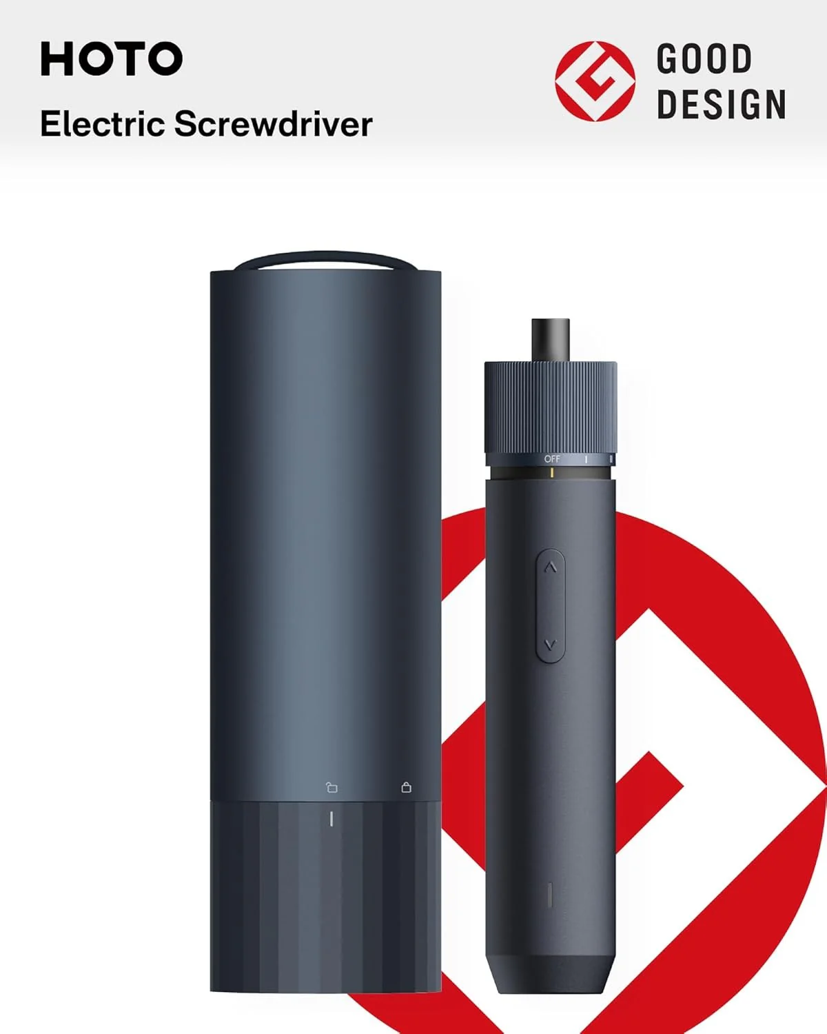 HOTO 3.6V Electric Screwdriver Set with 12 Bits - Image 9